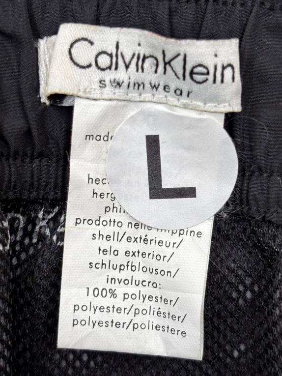 CALVIN KLEIN ΜΑΓΙΟ ΣΟΡΤΣ SPORTSWEAR ΜΑΥΡΟ ΑΝΤΡΙΚΟ PRE OWNED L