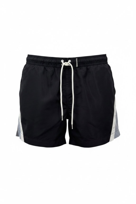 CALVIN KLEIN SWIM SHORTS SPORTSWEAR BLACK MENS PRE OWNED L