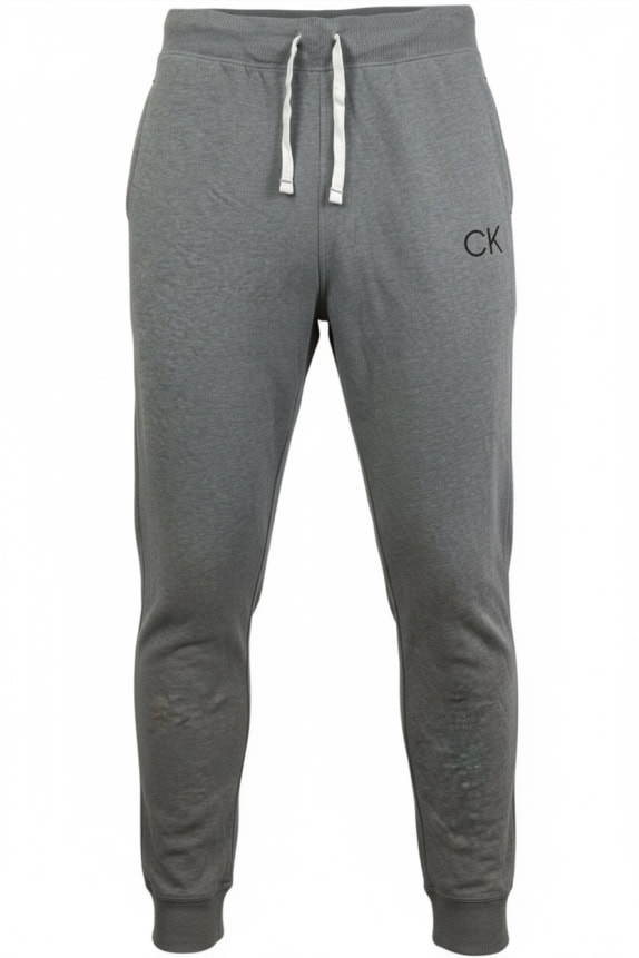 Calvin Klein Παντελόνι Φόρμας Casual Logo Γκρι Unisex S