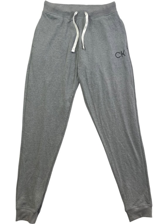Calvin Klein Pantaloni da tuta casual con logo grigi unisex S