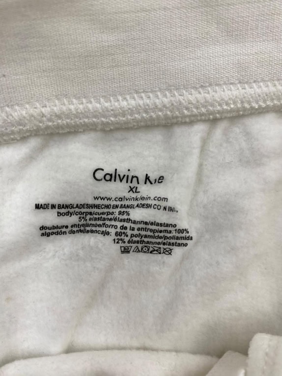 CALVIN KLEIN Jogger Sweatpants With Embroidered Logo Off-White Men's XL