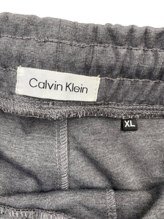 CALVIN KLEIN Παντελόνι Φόρμας Joggers Minimal Γκρι Ανδρικό XL