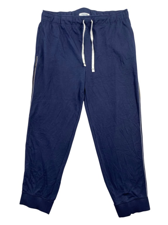 Calvin Klein Pantaloni della tuta con dettaglio laterale blu da uomo XL
