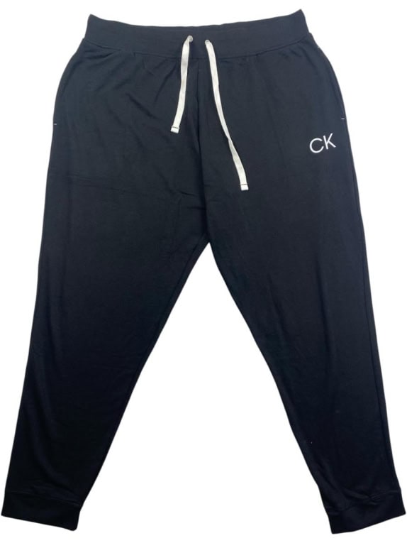 CALVIN KLEIN SLEEPWEAR PANTS CK LOGO BLACK MEN'S XL