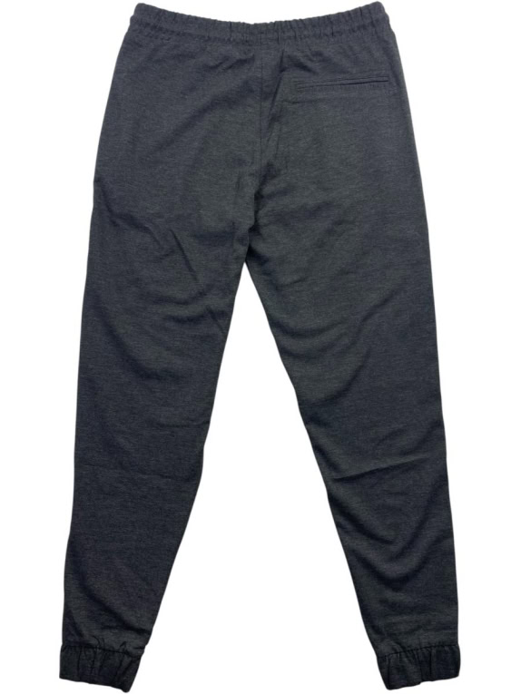 CALVIN KLEIN Pantaloni da tuta slim fit con tasche con zip grigio scuro da uomo M