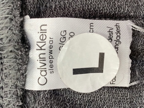 CALVIN KLEIN ΠΑΝΤΕΛΟΝΙ JOGGER MINIMAL CHARCOAL ΑΝΤΡΙΚΟ PRE OWNED L