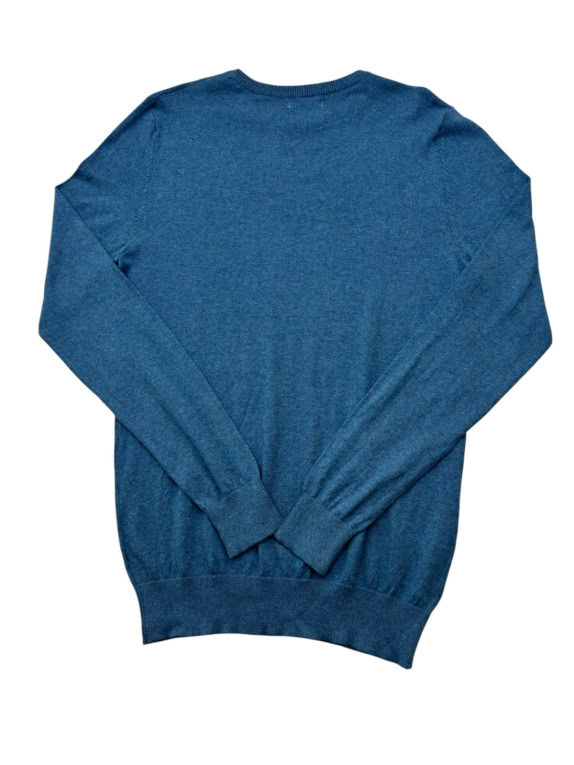 CALVIN KLEIN MAGLIA MINIMAL BLU UOMO PRE OWNED L
