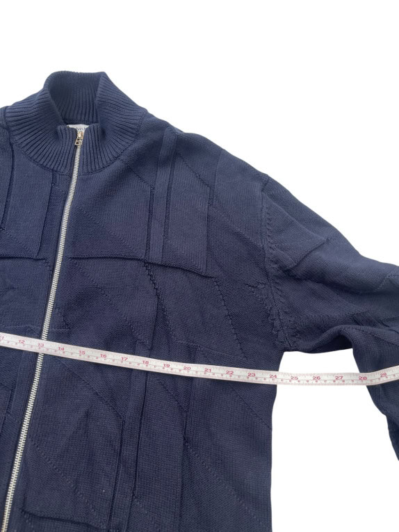 CALVIN KLEIN ΠΛΕΚΤΗ ΖΑΚΕΤΑ MINIMAL NAVY ΑΝΤΡΙΚΟ PRE OWNED XL