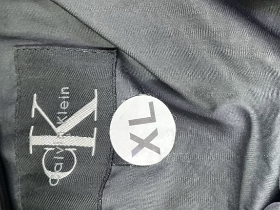 CALVIN KLEIN PUFFER JACKET MINIMAL BLACK ΑΝΤΡΙΚΟ PRE OWNED XL