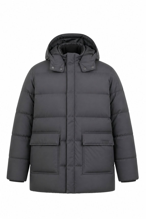 CALVIN KLEIN PUFFER JACKET MINIMAL BLACK ΑΝΤΡΙΚΟ PRE OWNED XL