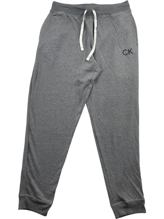 Calvin Klein Sleepwear Ανδρικό Παντελόνι Φόρμας Γκρι Με Λογότυπο CK Μέγεθος L
