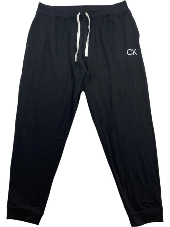 CALVIN KLEIN Sleepwear Φόρμα Παντελόνι Μαύρη με Λογότυπο CK Ανδρική XL
