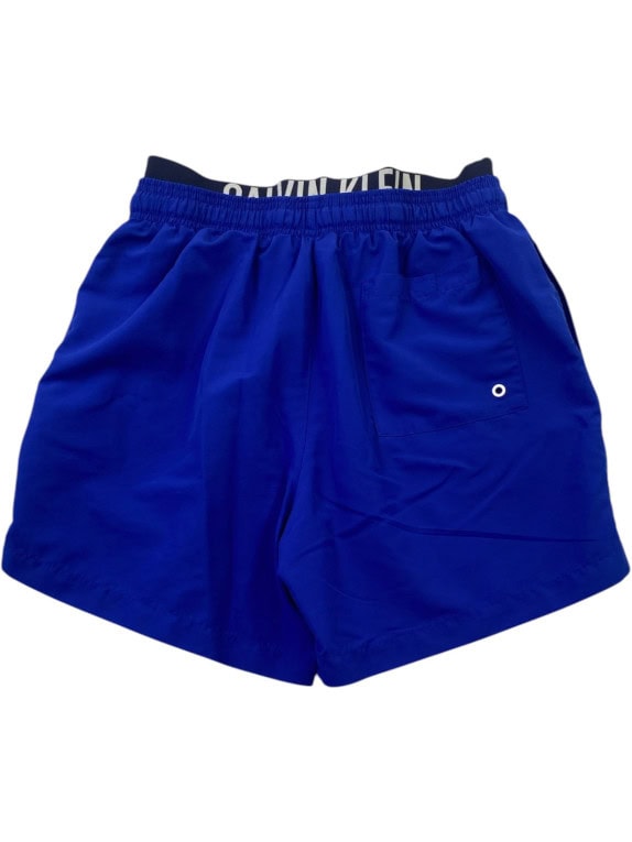 CALVIN KLEIN SWIMWEAR SWIM SHORTS ATHLETIC BLUE MEN PRE OWNED S