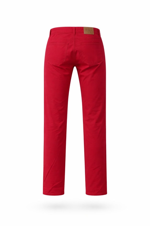 CALVIN KLEIN ΤΖΙΝ ΠΑΝΤΕΛΟΝΙ MINIMAL ΚΟΚΚΙΝΟ ΓΥΝΑΙΚΕΙΟ PRE OWNED
