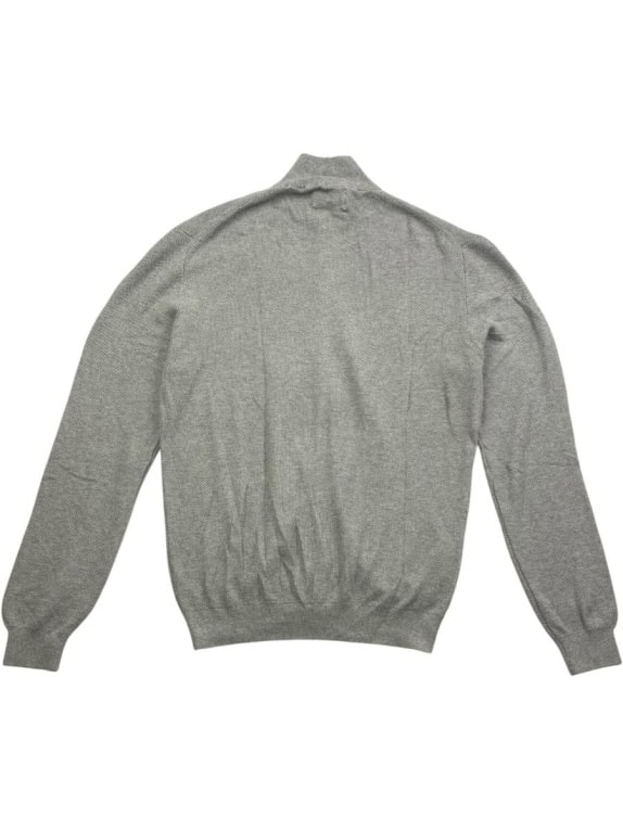 CAMEL ACTIVE giacca in maglia casual con zip grigia da uomo L