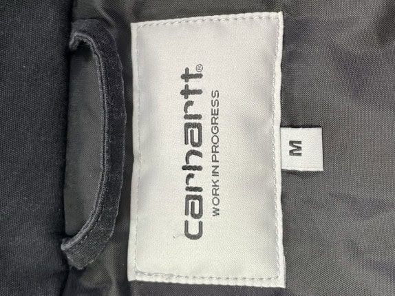 CARHARTT MINIMAL GIACCA BLU NAVY UOMO PRE OWNED M