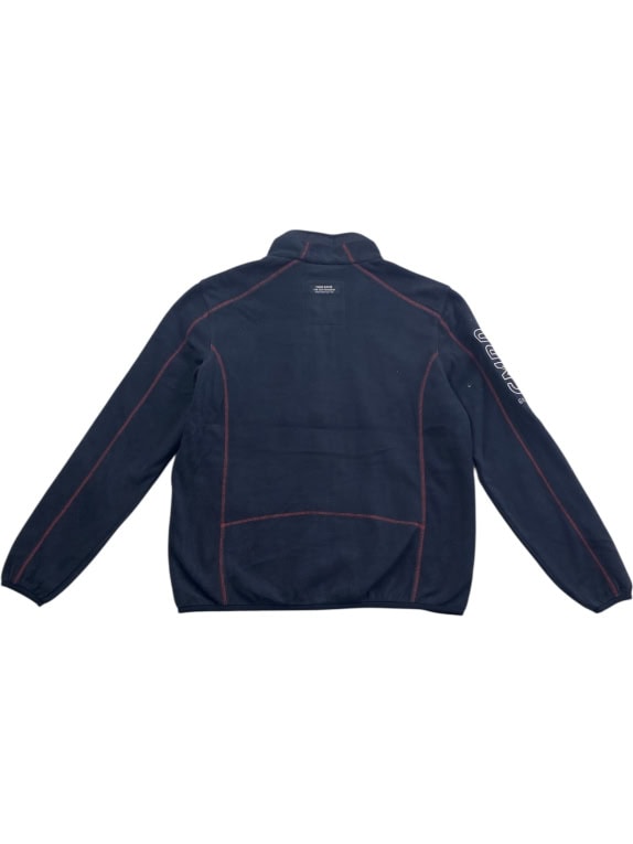 Camp David Fleece Ζακέτα Casual Logo Μπλε Σκούρο Ανδρικό S