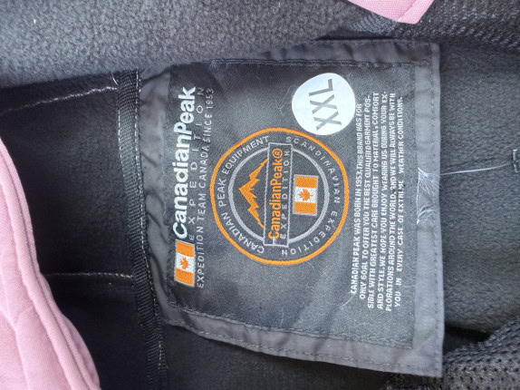 CANADIAN PEAK ZIP HOODIE MINIMAL ΡΟΖ ΑΝΤΡΙΚΟ PRE OWNED XXL
