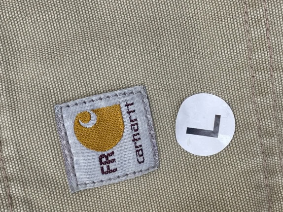CARHARTT CARGO PANTS WORKWEAR BEIGE ΑΝΤΡΙΚΟ PRE OWNED L