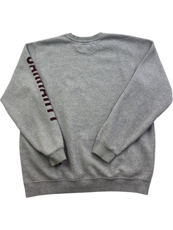 CARHARTT FELPA CREWNECK WORKWEAR GRIGIO MELANGE UOMO PRE OWNED M