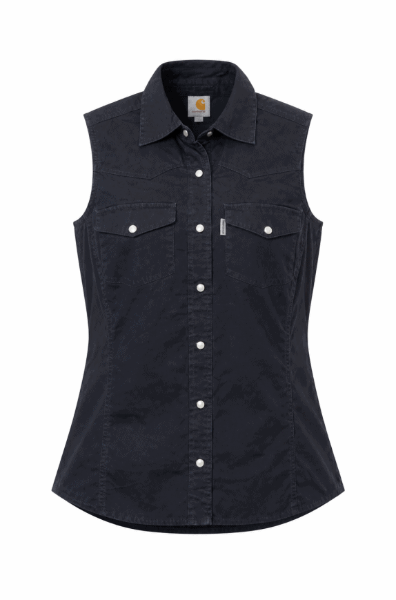 CARHARTT ΓΙΛΕΚΟ MINIMAL ΜΑΥΡΟ ΓΥΝΑΙΚΕΙΟ PRE OWNED M