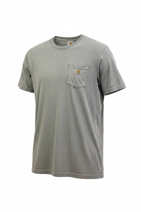 CARHARTT GRAPHIC TEE MINIMAL GREY MEN PRE OWNED L