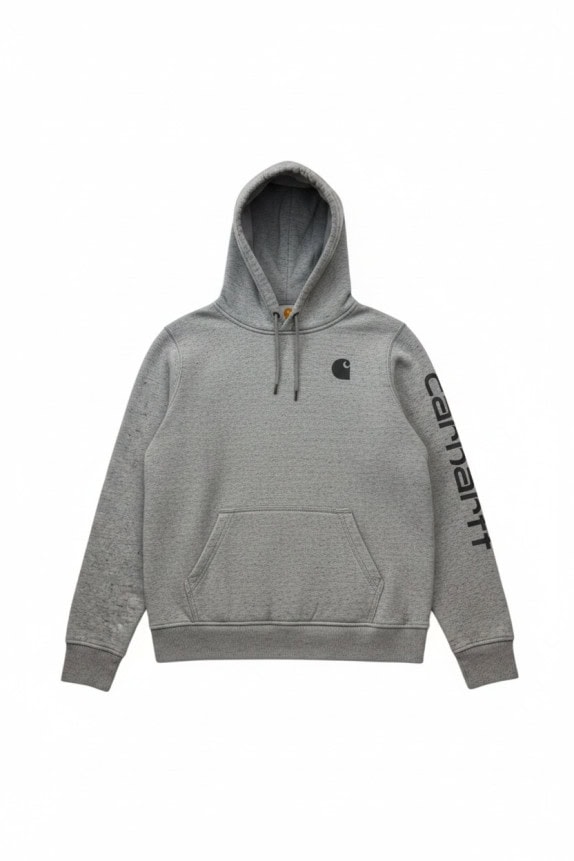 CARHARTT FELPA STREETWEAR GRIGIO UOMO PRE OWNED M