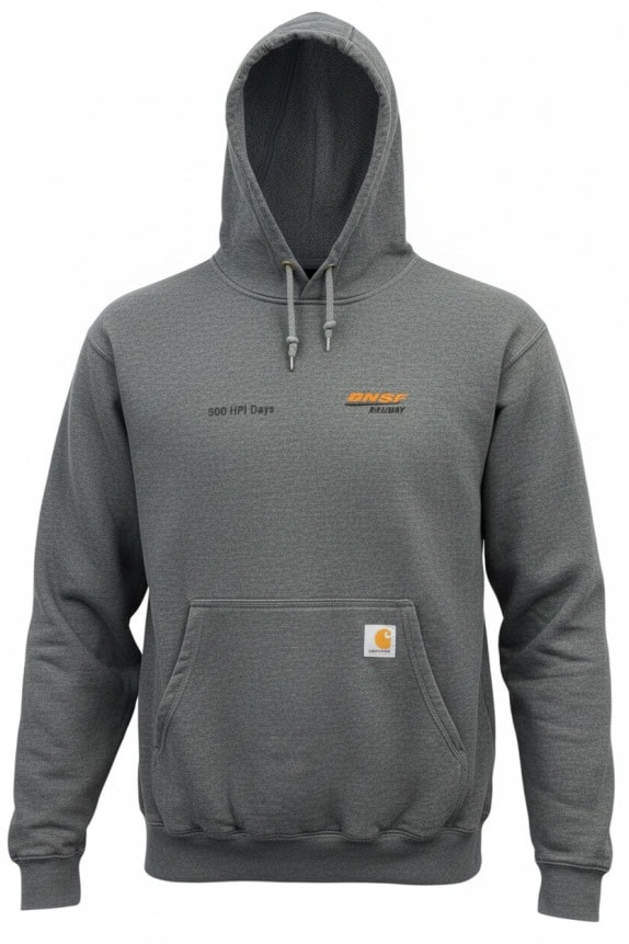 CARHARTT HOODIE WORKWEAR CHARCOAL UOMO PRE OWNED M