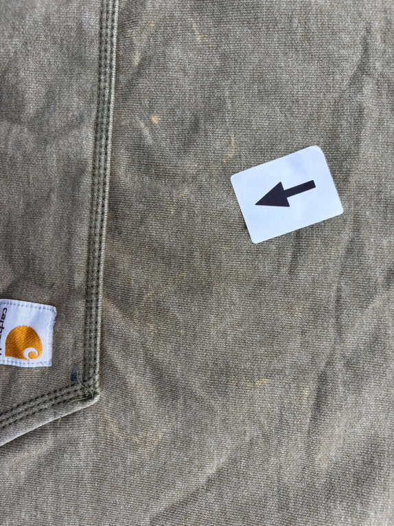 CARHARTT HOODIE WORKWEAR OLIVE ΑΝΤΡΙΚΟ PRE OWNED XL