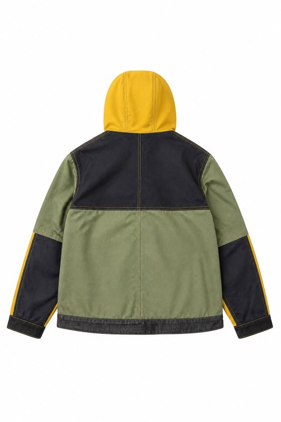 CARHARTT JACKET WORKWEAR OLIVE YELLOW ΑΝΤΡΙΚΟ PRE OWNED L