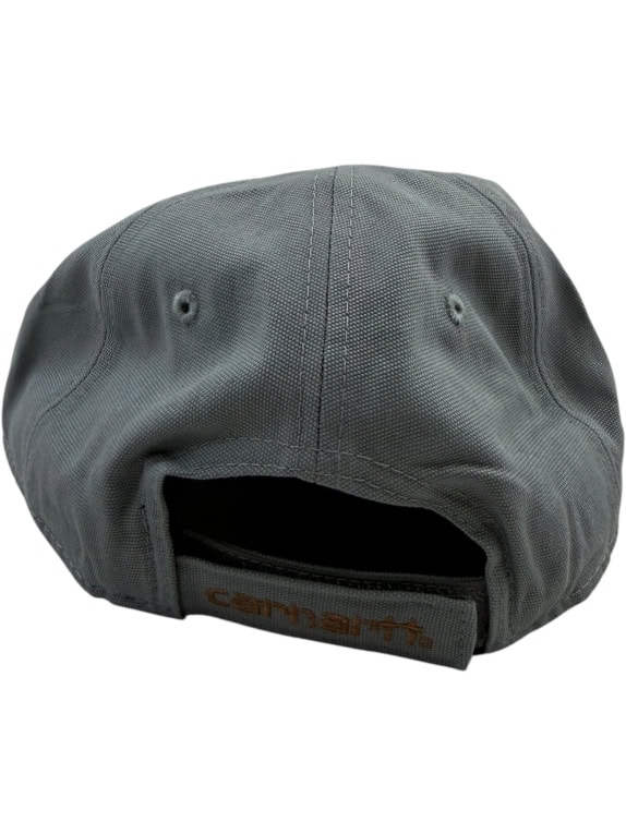 CARHARTT ΚΑΠΕΛΟ JOCKEY VINTAGE STYLE LEATHER LOGO PATCH ΓΚΡΙ UNISEX ONE SIZE