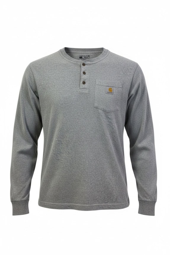 CARHARTT LONGSLEEVE MINIMAL ΓΚΡΙ ΑΝΤΡΙΚΟ PRE OWNED M