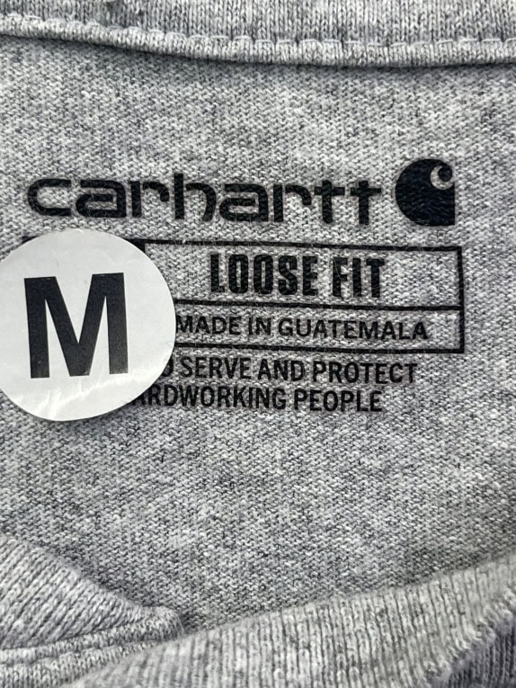 CARHARTT LONGSLEEVE MINIMAL ΓΚΡΙ ΑΝΤΡΙΚΟ PRE OWNED M