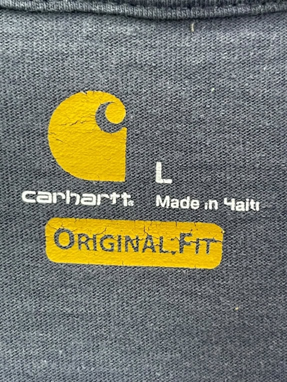 CARHARTT LOOSE FIT BLU UOMO PRE OWNED L
