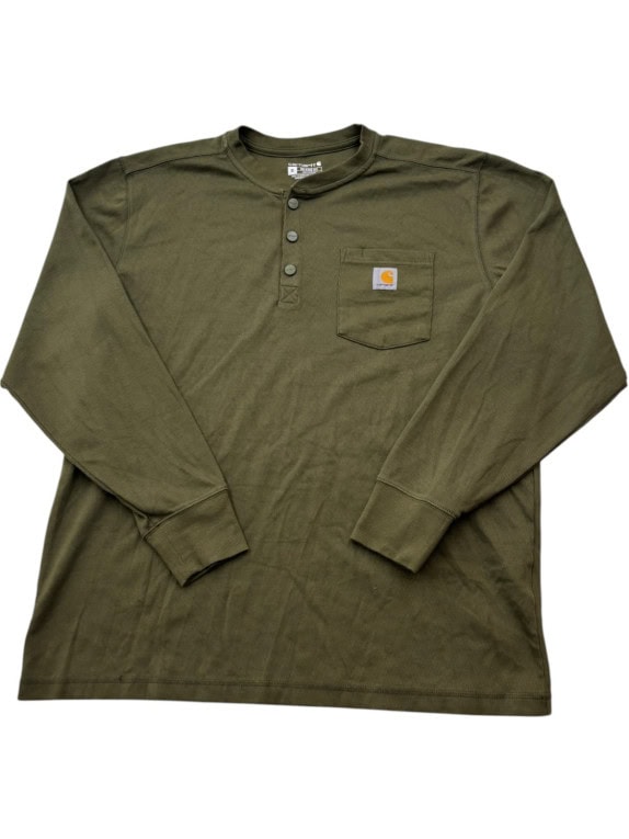 CARHARTT ΜΑΚΡΥΜΑΝΙΚΗ HENLEY WORKWEAR ΛΑΔΙ ΑΝΤΡΙΚΟ PRE OWNED XL
