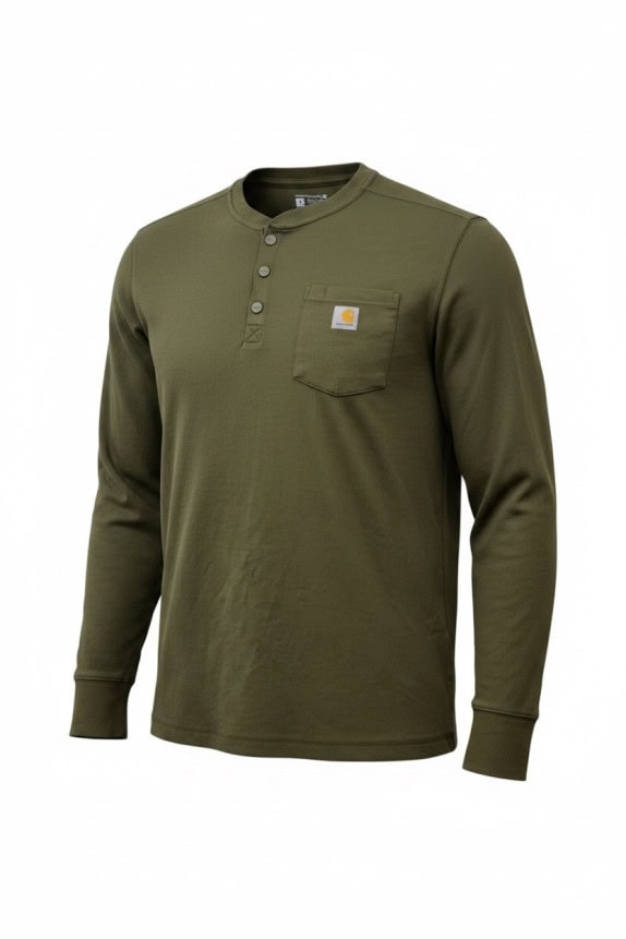 CARHARTT ΜΑΚΡΥΜΑΝΙΚΗ HENLEY WORKWEAR ΛΑΔΙ ΑΝΤΡΙΚΟ PRE OWNED XL