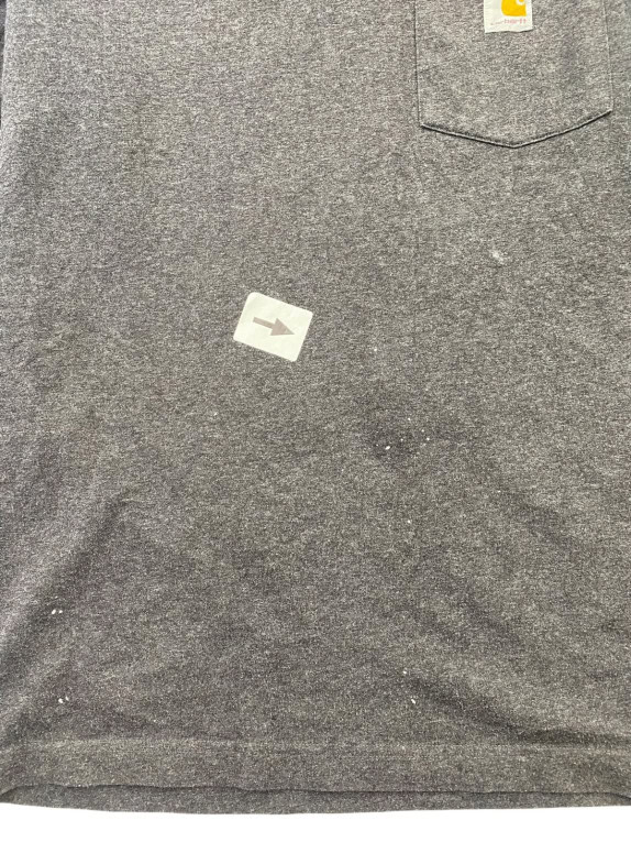 CARHARTT ΜΑΚΡΥΜΑΝΙΚΗ ΜΠΛΟΥΖΑ WORKWEAR CHARCOAL ΓΚΡΙ ΑΝΤΡΙΚΟ PRE OWNED M