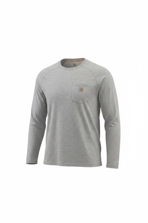 CARHARTT ΜΑΚΡΥΜΑΝΙΚΗ ΜΠΛΟΥΖΑ WORKWEAR ΓΚΡΙ ΑΝΤΡΙΚΟ PRE OWNED XL