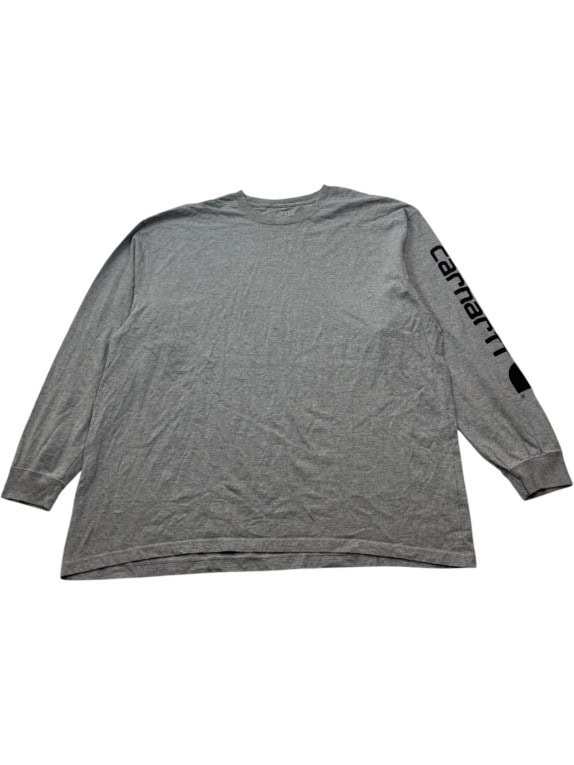 CARHARTT ΜΑΚΡΥΜΑΝΙΚΗ ΜΠΛΟΥΖΑ WORKWEAR ΓΚΡΙ ΑΝΤΡΙΚΟ PRE OWNED XXL