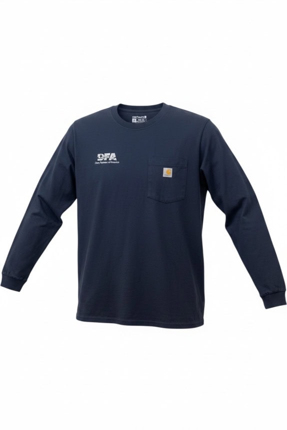 CARHARTT MAGLIA MANICA LUNGA WORKWEAR NAVY UNISEX PRE OWNED M