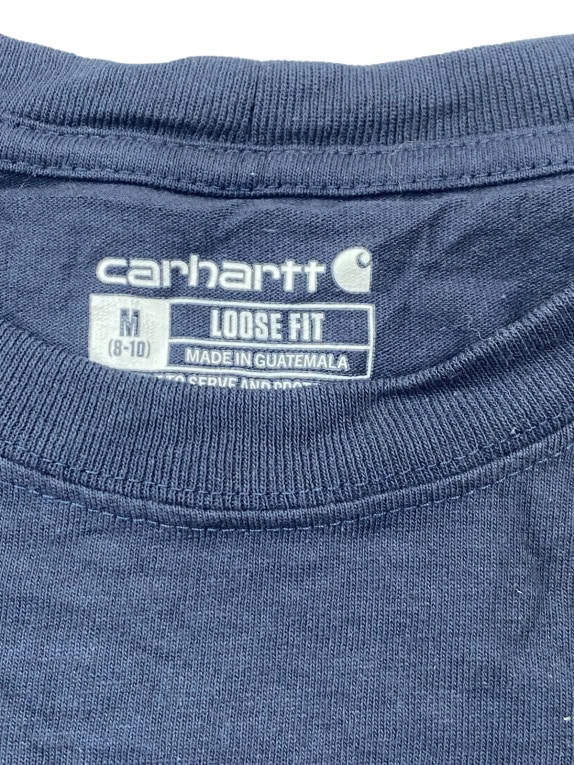 CARHARTT MAGLIA MANICA LUNGA WORKWEAR NAVY UNISEX PRE OWNED M