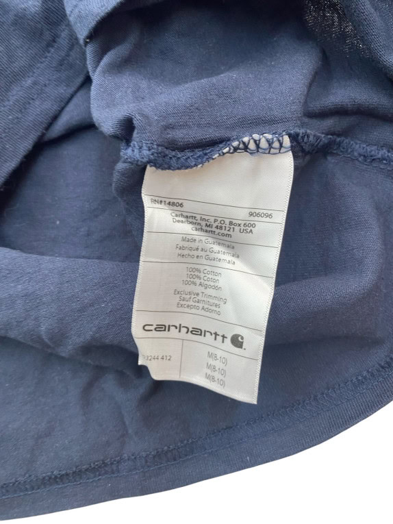 CARHARTT MAGLIA MANICA LUNGA WORKWEAR NAVY UNISEX PRE OWNED M