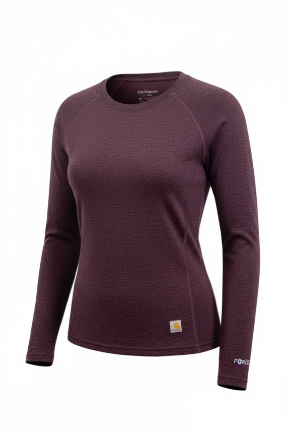 Carhartt Μακρυμάνικο Top Thermal Μπορντό XS