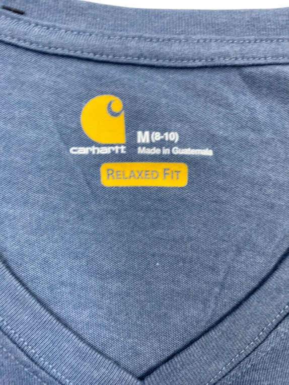 Carhartt Μπλε Μακρυμάνικο T-Shirt Relaxed Fit Ανδρικό M