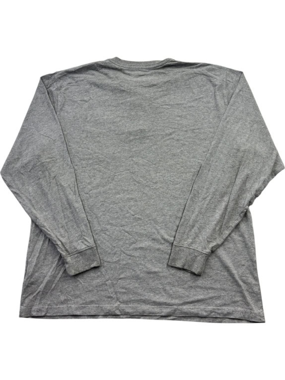 CARHARTT ΜΠΛΟΥΖΑ HENLEY WORKWEAR ΓΚΡΙ ΑΝΤΡΙΚΟ PRE OWNED L