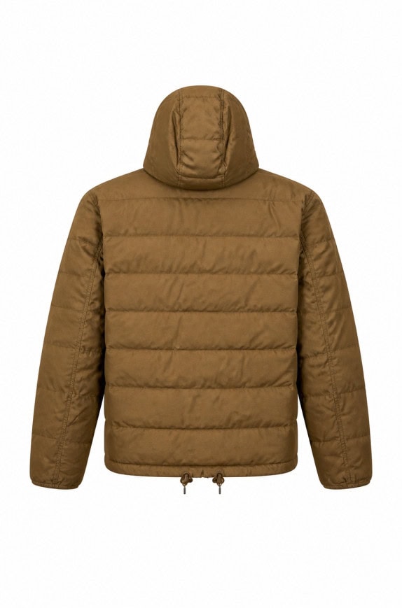CARHARTT PUFFER JACKET WORKWEAR BROWN MEN PRE OWNED L