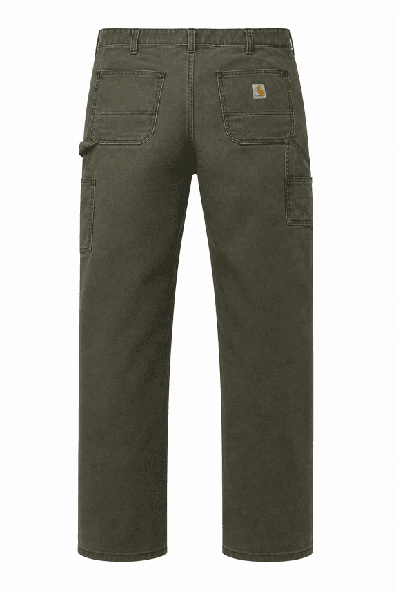 CARHARTT ΠΑΝΤΕΛΟΝΙ CARGO WORKWEAR ΓΚΡΙ ΑΝΤΡΙΚΟ PRE OWNED L