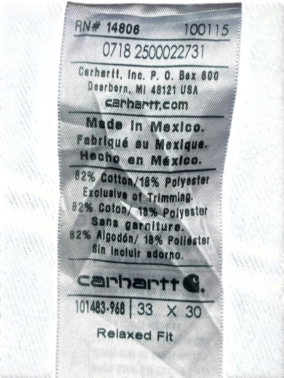 CARHARTT ΠΑΝΤΕΛΟΝΙ JEANS RELAXED FIT ΜΠΛΕ UNISEX L