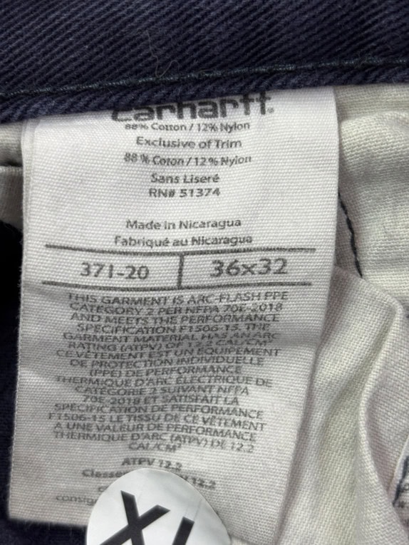 CARHARTT ΠΑΝΤΕΛΟΝΙ WORKWEAR NAVY ΑΝΤΡΙΚΟ PRE OWNED XL