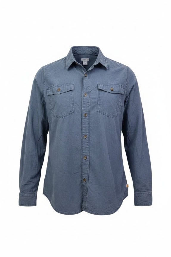 CARHARTT CAMICIA VINTAGE BLU UNISEX L usato